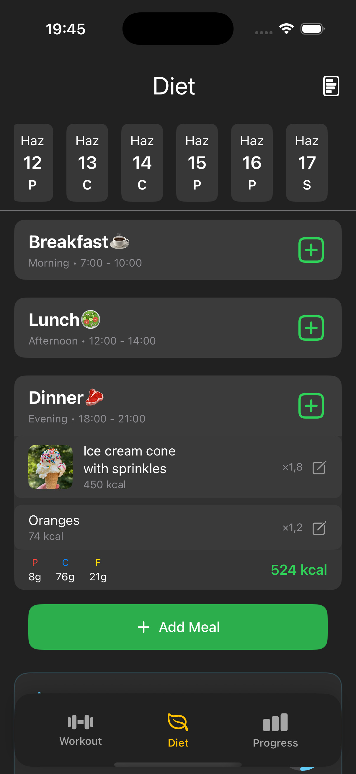 Diet Features